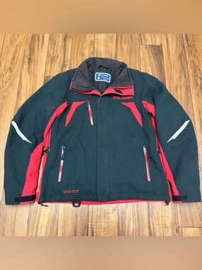 VTG Y2K Polaris Goretex Red Snowmobile Jacket Ski Winter Insulated Men’s Medium